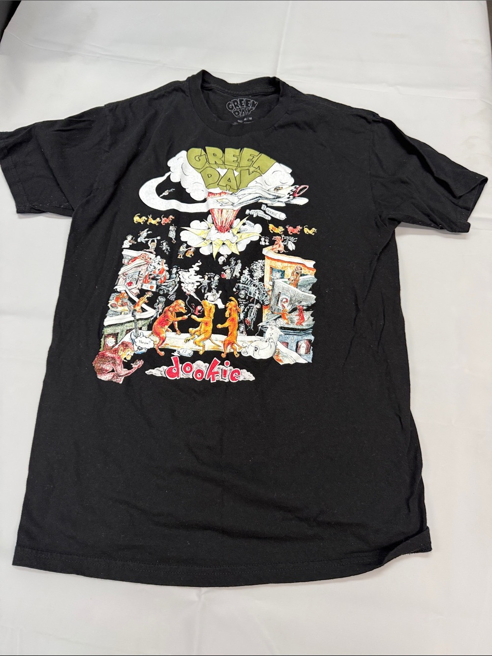 Green Day Dookie Album Graphic Tee - Black